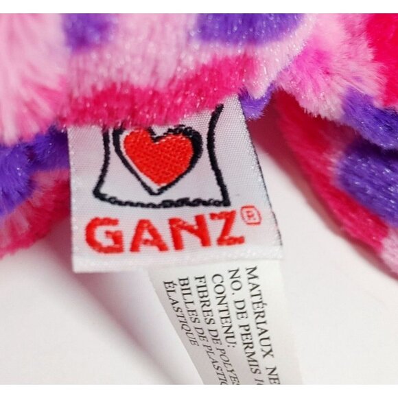 Ganz Heart Hanging Monkey Plush 18" Pink Purple Very Rare! Valentines HV9174 - Picture 5 of 5